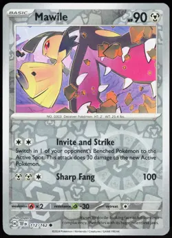 Temporal Forces Mawile 112/162 Common Pokemon Reverse Holo NM/M - Image 1