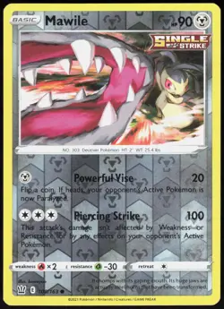 Battle Styles Mawile 100/163 Common Pokemon Reverse Holo NM/M - Image 1