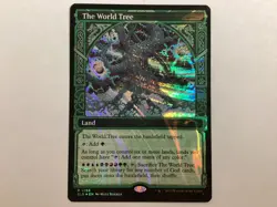 MTG SLD THE WORLD TREE Halo Foil NM (BIN) Graded Power - Image 1