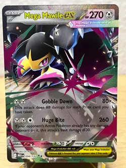 Mega Evolution Mega Mawile ex 094/132 Double Rare Pokemon NM/M - Image 1