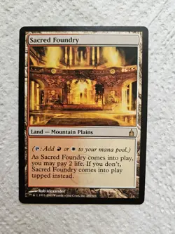 MTG Sacred Foundry Guilds of Ravnica - Image 1