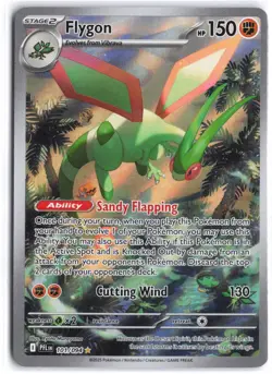 Flygon 101/094 Illustration Rare Phantasmal Flames Pokemon NM - Image 1