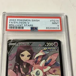 2022 Pokemon TCG - Sword & Shield - Brilliant Stars - Sylveon V TG14 - PSA 9 - Image 2