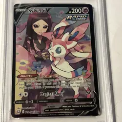 2022 Pokemon TCG - Sword & Shield - Brilliant Stars - Sylveon V TG14 - PSA 9 - Image 3