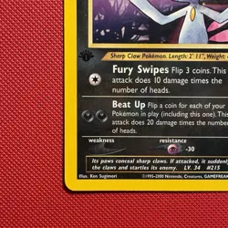 Pokemon Vintage 1st Edition Non-Holo Rare Sneasel Neo Genesis 25/111 WotC 2000 - Image 5