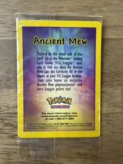 Pokemon TCG - Ancient Mew Promo Factory Sealed - Image 2