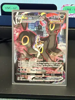Pokemon Umbreon VMAX TG23 Holo FULL ART Ultra Rare SWSH09 Brilliant Stars -MINT - Image 3