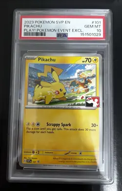 Pokemon TCG Pikachu 101 Black Star Promos English (PSA 10) - Image 1