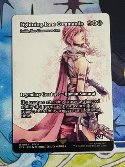 2025 MTG Final Fantasy Lightning, Lone Commando Showcase #54 - Image 1