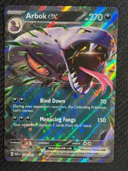 Arbok ex 024/165 Double Rare 151 Pokemon Near Mint - Image 1
