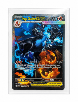 Pokemon Mega Charizard X EX 125/094 Me02 Phantasmal Flames Holo English 360HP - Image 1