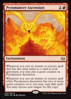 Pyromancer Ascension - Light Play MTG Modern Masters 2017 - Image 1