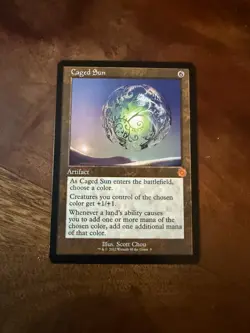 Caged Sun The Brothers' War: Retro Frame Artifacts Foil MTG Magic the Gathering - Image 1