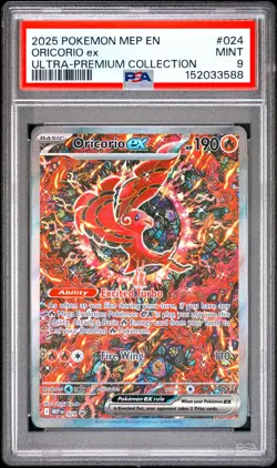 Oricorio EX 2025 Pokemon Black Star Promo PSA 9 #024 - Image 1