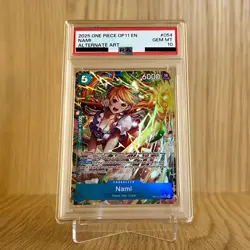 OP11-054 Alt Art ONE PIECE English PSA 10 Nami - Image 1