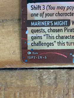 LORCANA DISNEY CRUISE PROMO MICKEY MOUSE PIRATE CAPTAIN - Image 2