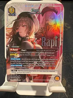 Rapi (106) (SR*) UE14BT/NIK-1-106 Foil UE14BT: GODDESS OF VICTORY: NIKKE Near Mi - Image 1