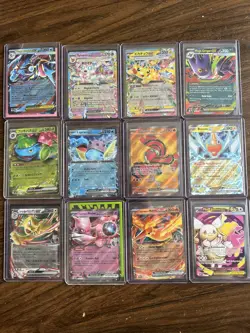 Pokemon 72 Exs Bundle All Sleeevd And Pack Fresh N/m From Different Sets - Image 1