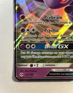 Espeon GX - 61/149 - SM Base Set Ultra Rare Holo Pokemon Card - NM/MINT - Image 2