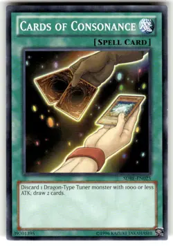 Yugioh Cards Of Consanance SDBE-EN025 Common NM - Image 1