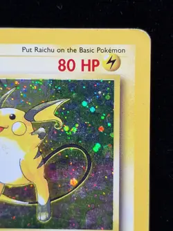 Pokemon TCG Raichu Holo Card Base Set 2, 16/130 Rare Excellent Con LP - Image 3