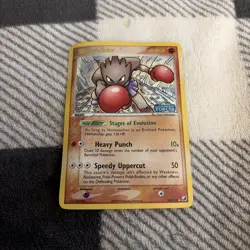 Hitmonchan 24/115 EX Unseen Forces Stamp Reverse Holo Rare Pokemon Card MP - Image 1