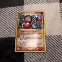 Hitmonchan 24/115 EX Unseen Forces Stamp Reverse Holo Rare Pokemon Card MP - Image 2