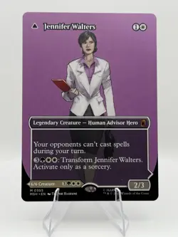 MTG Jennifer Walters/The Ensational She-Hulk Dual Card Borderless M 0355 - Image 1