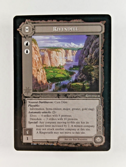 Rivendell - Middle Earth CCG card (1997 ICE MECCG Against The Shadow ATS LotR - Image 1