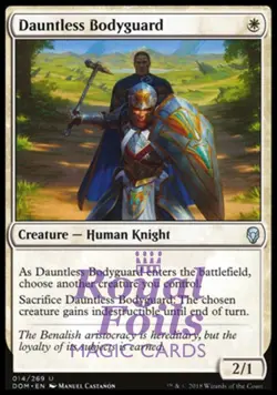 Dauntless Bodyguard 1x FOIL DOM MTG Dominaria Uncommon MINT white - Image 1