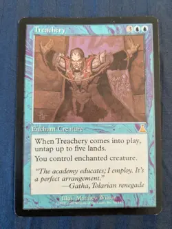 Treachery Moderate Play, Urza's Destiny MTG Magic the Gathering - Image 1