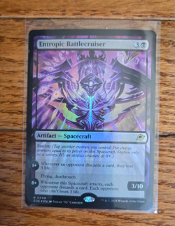 Entropic Battlecruiser Extended Art Edge of Eternities Foil MTG 297 - Image 1