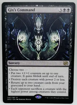 MTG Gix's Command The Brothers' War Regular - Image 1