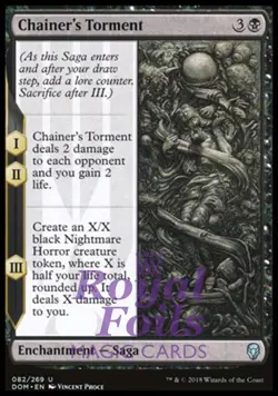 Chainer's Torment 2x FOIL DOM MTG Dominaria Uncommon MINT black - Image 1