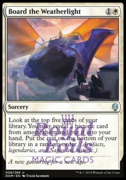 Board the Weatherlight 2x FOIL DOM MTG Dominaria Uncommon MINT white - Image 1