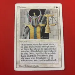 Balance Revised Edition Regular MP 3rd Edition MTG Magic The Gathering - Image 1