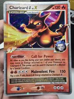 Pokemon TCG Charizard G Lv.X 143/147 Supreme Victors Holo 2009 - Image 2