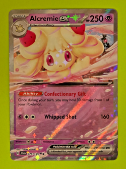 Pokemon TCG Journey Together Alcremie EX 75/159 Double Rare Holo Nm - Image 1