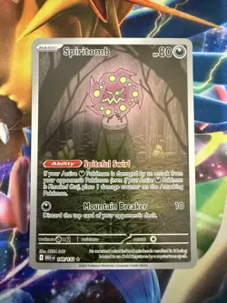 Pokemon Card Spiritomb Illustration Rare Mega Evolution 148/132 Near Mint - Image 1