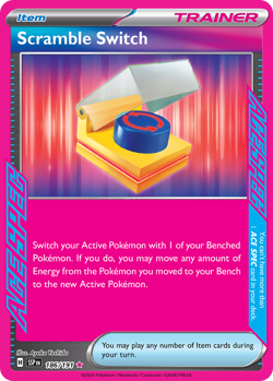 SCRAMBLE SWITCH 186/191 ACE SPEC RARE SURGING SPARKS POKEMON NEAR MINT - Image 1