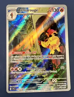 Armarouge 203/198 SV01: Scarlet & Violet Base Set Holo Pokemon Card - Image 1
