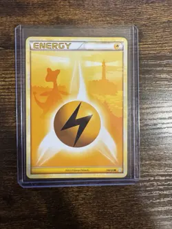 Pokemon TCG Lightning Energy Heartgold & Soulsilver 118/123 Common Regular - Image 1