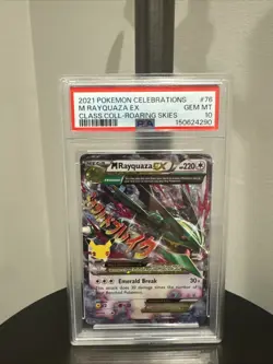 2021 Pokemon Celebrations M Rayquaza Ex #76 PSA 10 - Image 1