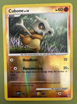 Cubone LP 90/146 Legends Awakened Pokemon TCG Reverse Holo - Light scratches - Image 1