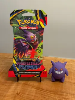 Sleeved Booster Pack - Pokemon TCG: ME02: Phantasmal Flames - Mega Gengar ex - Image 1