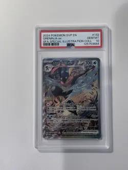 Pokemon 2024 SVP Greninja ex #132 Promo Holo English PSA 10 Pokemon TCG 6+ - Image 1