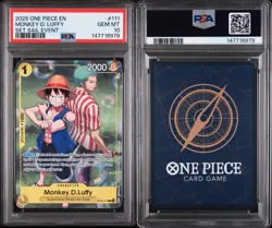 PSA 10 Monkey D. Luffy 111 Set Sail Event One Piece Promos One Piece 2025 - Image 3