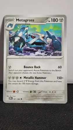 Metagross 061/086 ME04: Chaos Rising Pokemon NM - Image 1