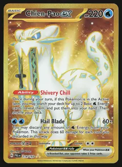 SV02: Paldea Evolved Chien-Pao ex #274/193 Pokemon Card - Image 1