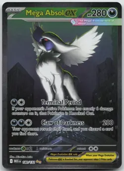 Mega Absol ex 180/132 Special Illustration Rare Mega Evolution Pokemon Holo NM/M - Image 1